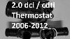 How To Replace Thermostat 2 0 Cdti Dci 2006 2012 Vivaro Trafic Laguna M9r Primastar