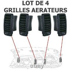 Kit Complet De Grille D'aeration Pour Trafic II Vivaro A Primastar 7701054458