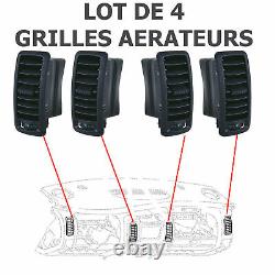 Kit De Remplacement Grille Ventilation Chauffage Trafic II 01-15 = 7701054458