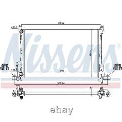 NISSENS Radiateur d'eau 630803 pour FIAT TALENTO Opel VIVARO Renault TRAFIC