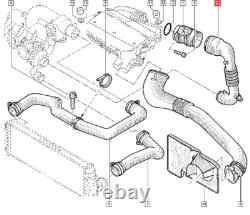 ORIGINAL Renault Durite de Turbo Trafic II Vivaro Primastar 1.9DCI-02 8200396908