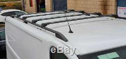 Opel Vivaro Camionnette x4 Noir Verrouillable Antivol Cross Barres + Lwb de Toit
