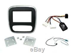 Panneau Set Moniteur De Radio Gps 2 Double Din Opel Vivaro Renault Trafic Lux