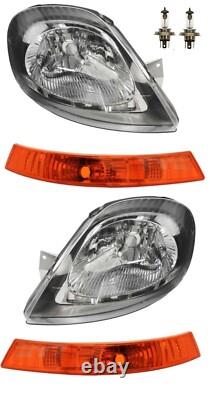 Phare Avant Gauche+droit + Clignotant + Ampoules Vivaro Renault Trafic II 01-07