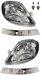 Phare Avant Gauche+droit + Clignotant + Ampoules Vivaro Renault Trafic Ii 01-07