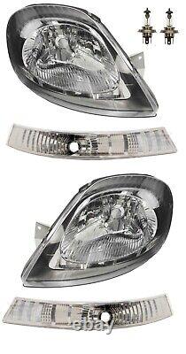Phare Avant Gauche+droit + Clignotant + Ampoules Vivaro Renault Trafic II 01-07