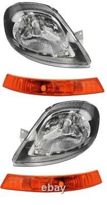 Phare Avant Gauche+droit + Clignotant + Ampoules Vivaro Renault Trafic II 01-07