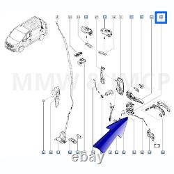 Pour Renault Trafic Opel Vivaro NV300 Talento 2014 Arrière Gauche Porte Serrure