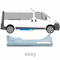 RENAULT TRAFIC VIVARO PRIMASTAR Porte coulissante Tole de reparation intérieur