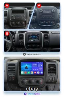 Radio 2 Din Android Pour Opel Vivaro Renault Trafic Bluetooth Navi Usb Gps Navi