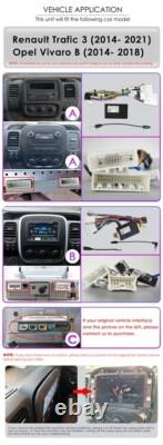 Radio 2 Din Android Pour Opel Vivaro Renault Trafic Bluetooth Navi Usb Gps Navi