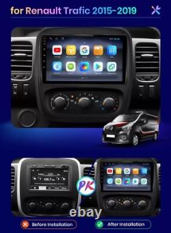 Radio 2 Din Android Pour Opel Vivaro Renault Trafic Bluetooth Navi Usb Gps Navi