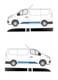 Renault Trafic Iii Opel Vivaro Nv300 Set Baguettes De Porte Cote Droite + Gauche