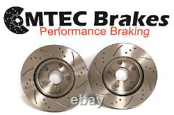 Renault Trafic Opel Vivaro 01-15 Perforé Rainuré Frein Avant Disques &