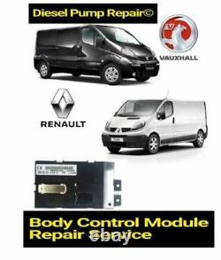 Service de réparation pour Renault Trafic, Opel Vivaro, Movano BCM bsi uch