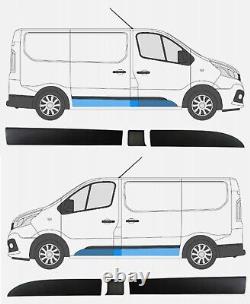 Set Baguettes De Côté Portes Centre G+d Renault Trafic III Opel Vivaro Nv300