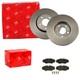 Trw Disques 305mm + Rev&ecirc;tements Avant Convient Pour Opel Vivaro Renault Trafic