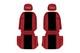 Van Housses De Siege Pour Renault Trafic 2 Opel Vivaro I Primastar -14 1+1 Rouge