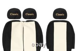 VAN Housses siege pour RENAULT TRAFIC 2 OPEL VIVARO I NISSAN PRIMASTAR 1+2 CHAMP