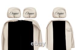 VAN Housses siege pour RENAULT TRAFIC II OPEL VIVARO I NISAN PRIMASTAR 1+2 CHAMP