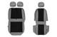 Van Housses Siege Pour Renault Trafic Ii Opel Vivaro I Nissan Primastar 1+2 Gris