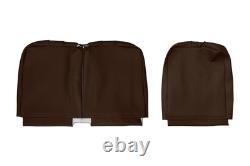VAN Housses siege pour RENAULT TRAFIC II OPEL VIVARO I PRIMASTAR -14 8os MARRON