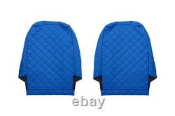 VAN Housses siege pour RENAULT TRAFIC II VIVARO I NISSAN PRIMASTAR -14 1+1 BLEU