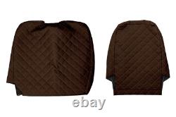 VAN Housses siege pour RENAULT TRAFIC II VIVARO I NISSAN PRIMASTAR 1+2 MARRON