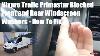 Vivaro Trafic Primastar Blocked Front And Rear Washers Unblocking