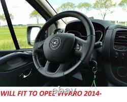 Volant CUIR NEUF pour Renault Trafic Vivaro NV300 FIAT TALENTO 2014