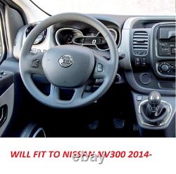 Volant CUIR NEUF pour Renault Trafic Vivaro NV300 FIAT TALENTO 2014